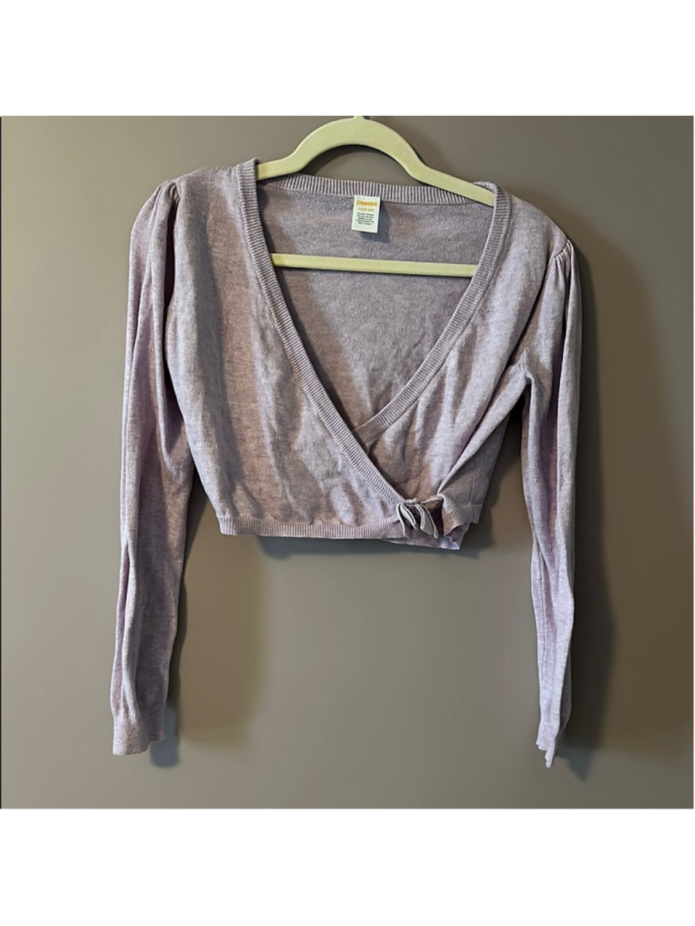 Gymboree Lavender Wrap Top Bow Detail Girls 10 12
